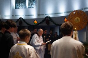 Image of priests leading the Christmas Eve service 03 (Christmas Eve 2023).